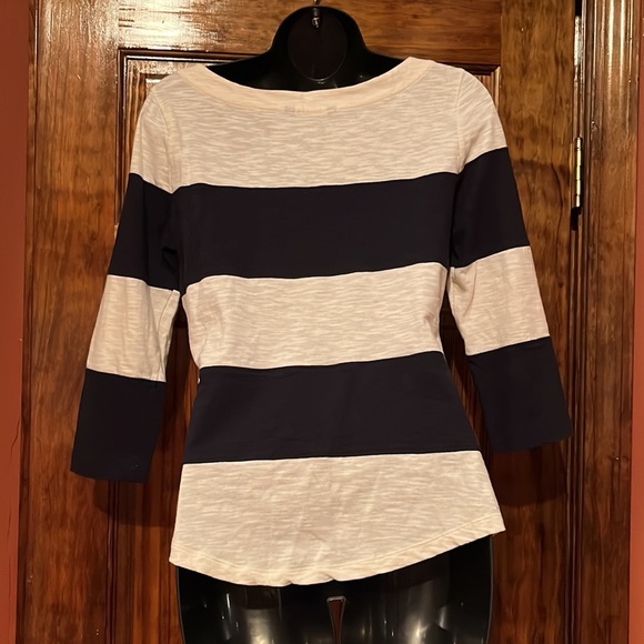 NWOT Banana Republic Cotton 3/4 Sleeve - Picture 4 of 7